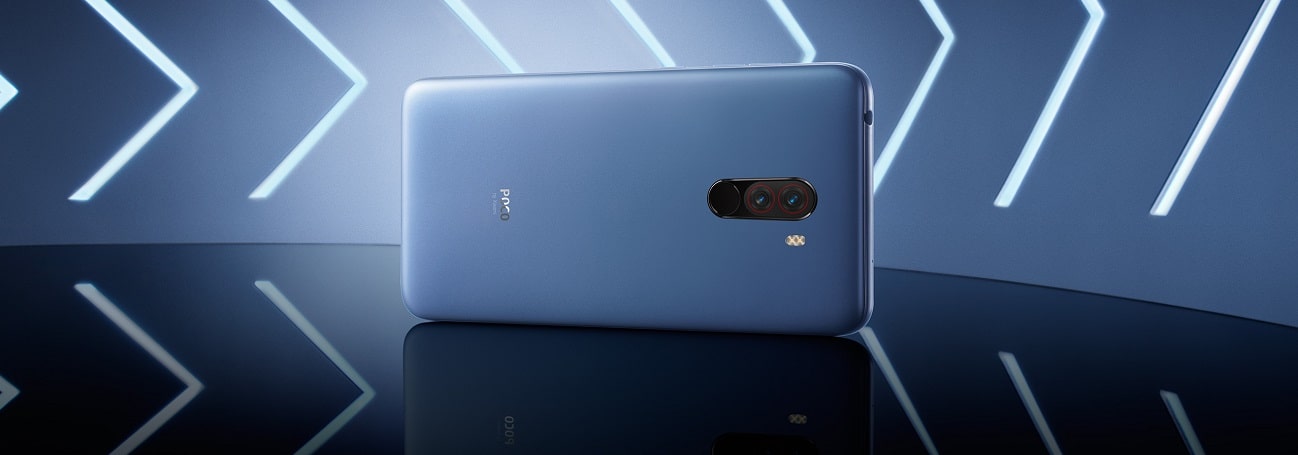 Xiaomi Pocophone F1 64 GB Steel Blue - Jarir Bookstore KSA