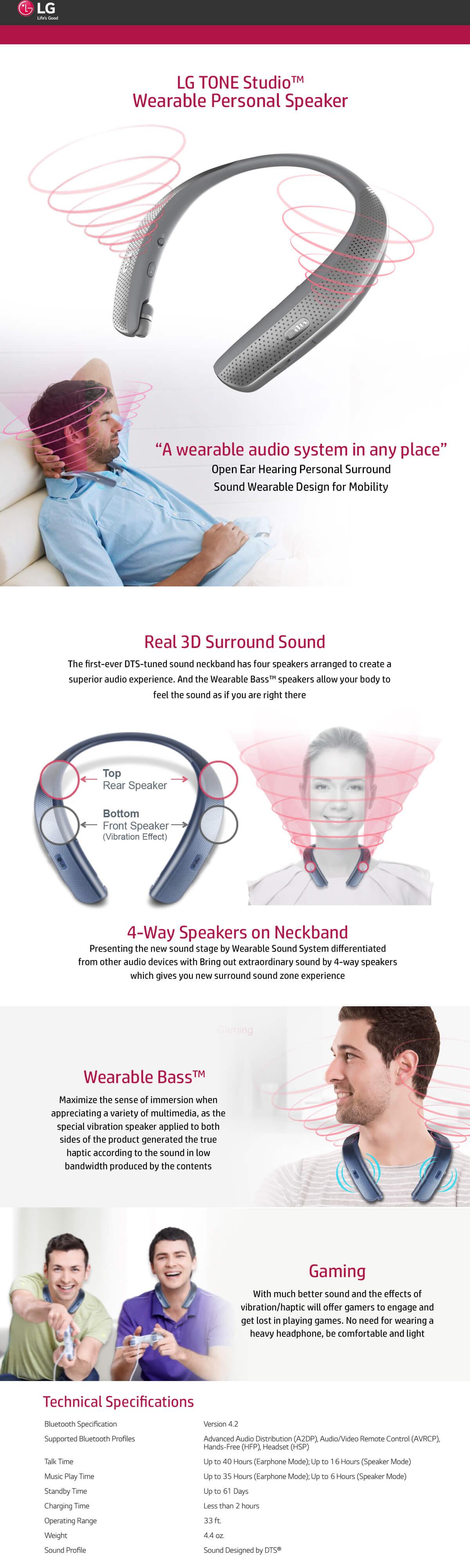best+vibrating+penis+rings LG TONE Free T60Q Earbuds bluetooth wireless FREE SHIPPING FREE Tether  Lanyard Bluetooth Headphones